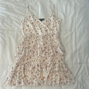 Francesca’s floral, mini dress
